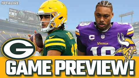 Packers Total Access LIVE! Packers vs Vikings NFL Week 12 PREVIEW!