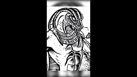 Naga reptilian in Egypt