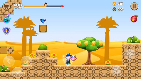 Ted Adventure of Desert Boy - Android Gameplay [10+ Mins, 1080p60fps]