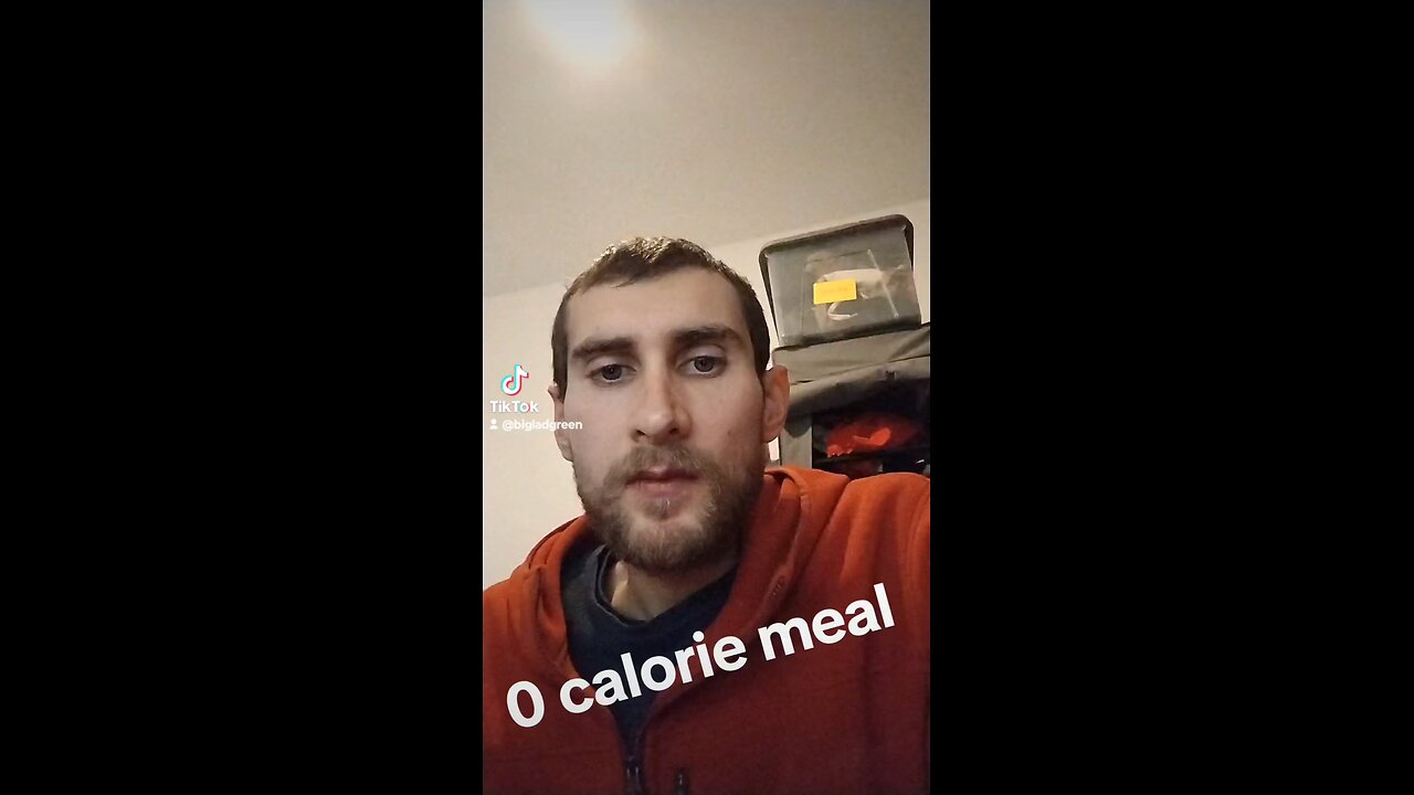 0 calorie meal