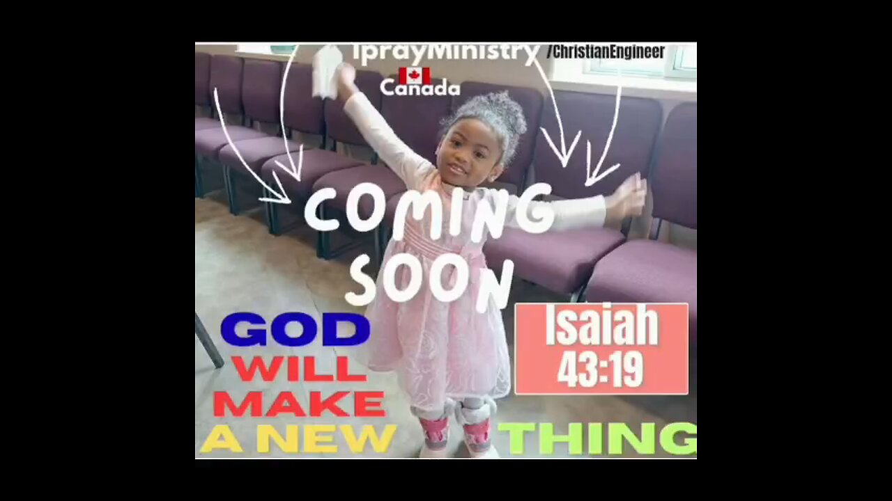 GOD IS DOING A NEW THING