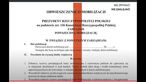 MOBILIZACJA-CZY TO JUZ OBLED ???