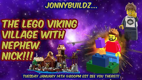 JonnyBuildz...the Lego Ideas Viking Village!!! Special Guest: Nephew Nick!!! Episode 185