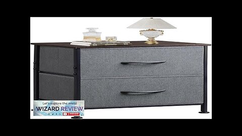 WLIVE Nightstand 2 Drawer Dresser for Bedroom Small Dresser with 2 Drawers Review