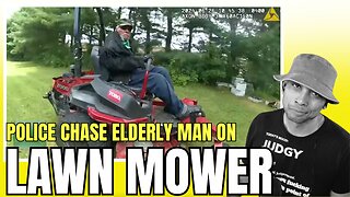 POLICE CHASE: 83 Year Old Outruns Cops On a LAWN MOWER!