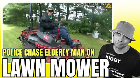 POLICE CHASE: 83 Year Old Outruns Cops On a LAWN MOWER!
