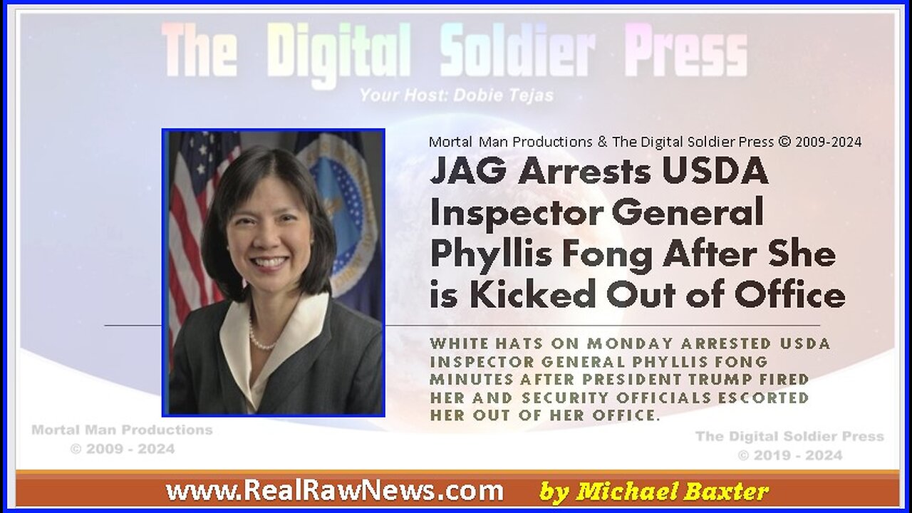 JAG Arrests USDA IG Phyllis Fong