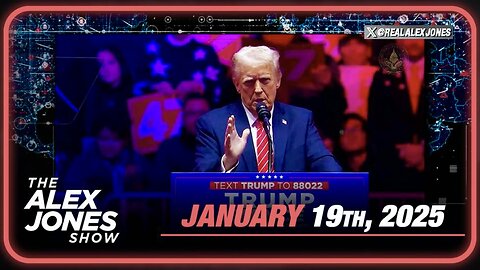 SUNDAY NIGHT LIVE: Watch President Trump's Historic Speech at His Celebratory Rally From Washington DC On The Eve Of His Inauguration As The 47th President Of The USA; + Key Analysis From Alex Jones! (1/19/25)