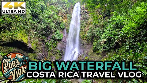 [4K] Huge Waterfall In Costa Rica 🏞️ Part IV Grecia Travel Itinerary Near SJO Airport #travel