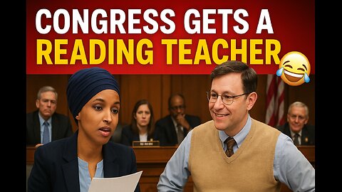 Congress Gets a READING TEACHER 😂 (Satire on Ilhan Omar + Mike Johnson)