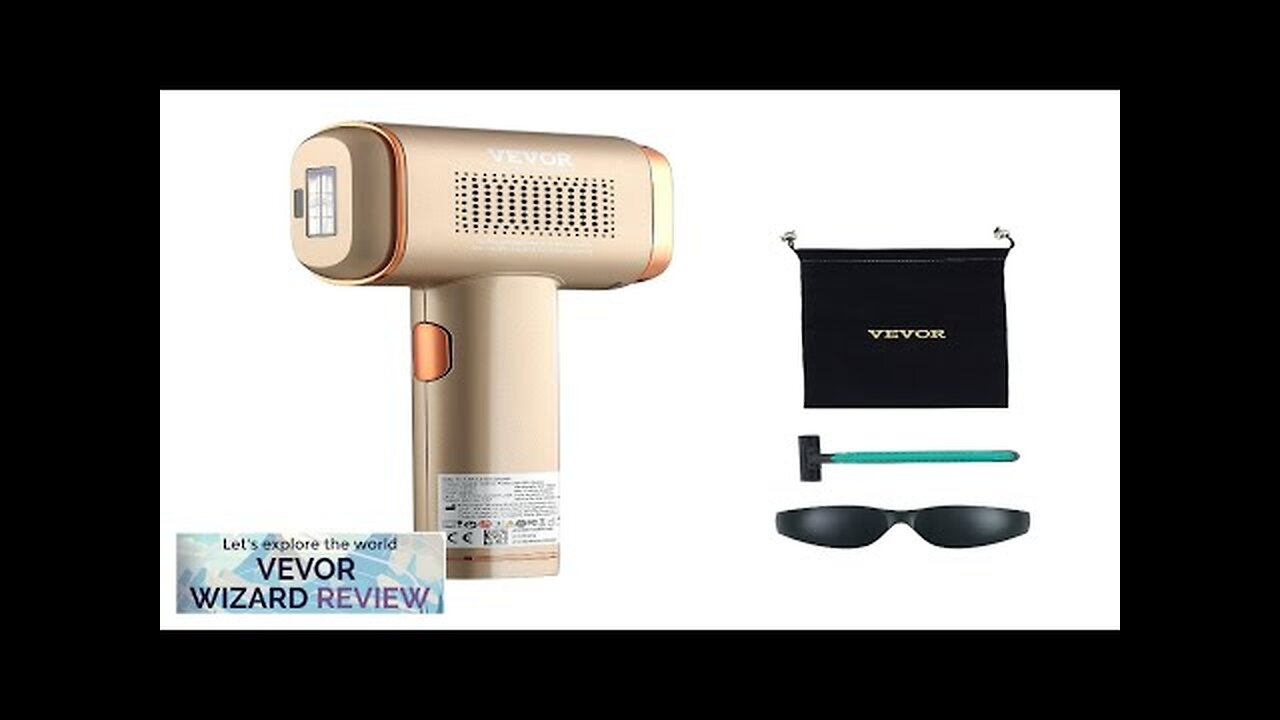 VEVOR IPL Hair Removal Permanent Hair Removal with Sapphire Ice Cooling System Review