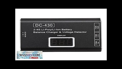 HTIRC DC-430 2-4S 3000mAh Lipo Battery Balance Charger Discharger with Display Review