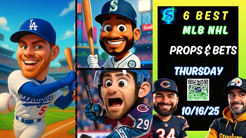 🔥6 HOT THURSDAY MLB PICKS BREWERS vs DODGERS | NHL | PRIZEPICKS TODAY