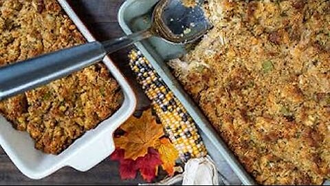 The Ultimate Holiday Cornbread Dressing | Savory Chicken & Sausage Side