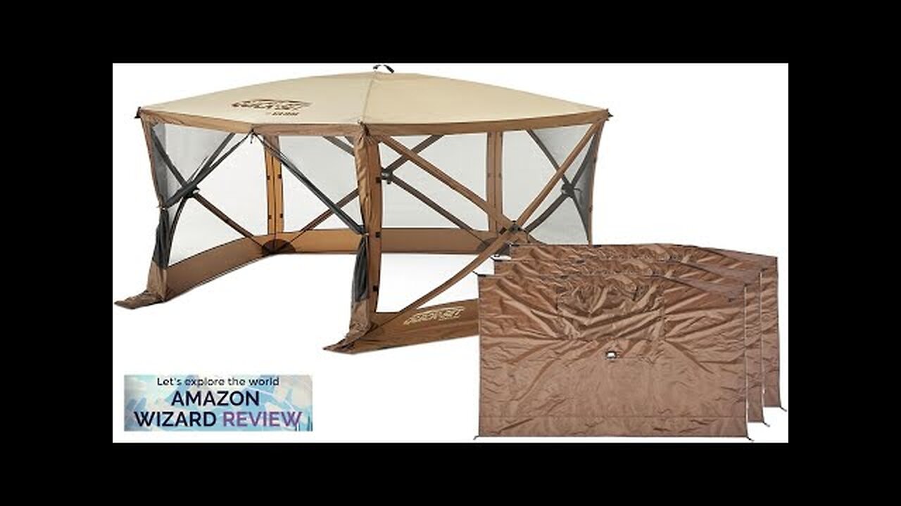 CLAM Venture 9 x 9 Foot Portable Outdoor Gazebo Canopy Camping Tent Review