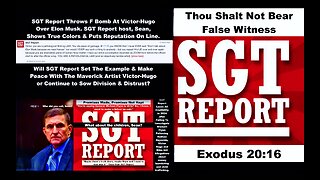 SGT Report Ruins Reputation Using Curses To Bear False Witness Mislead Audience Fails To Honor Word