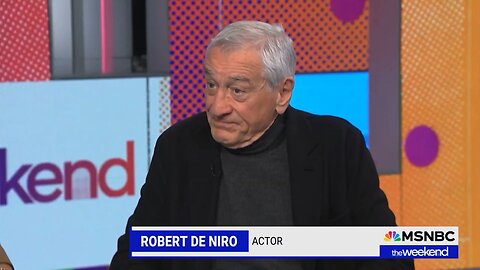 Robert De Niro Tells MSNBC Stephen Miller Is A Jewish Nazi