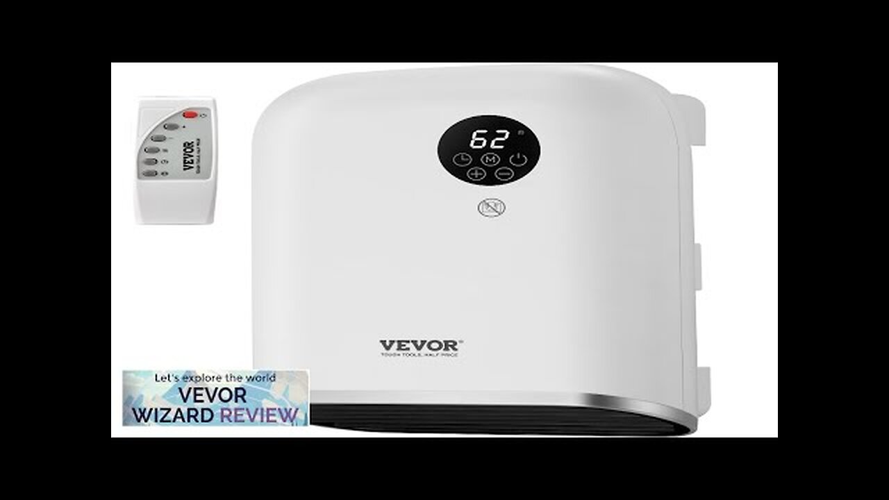 VEVOR Electric Wall Heater 1500W Small Space Heaters with Touch Screen Review