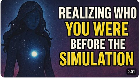 Realising who you were before the simulation