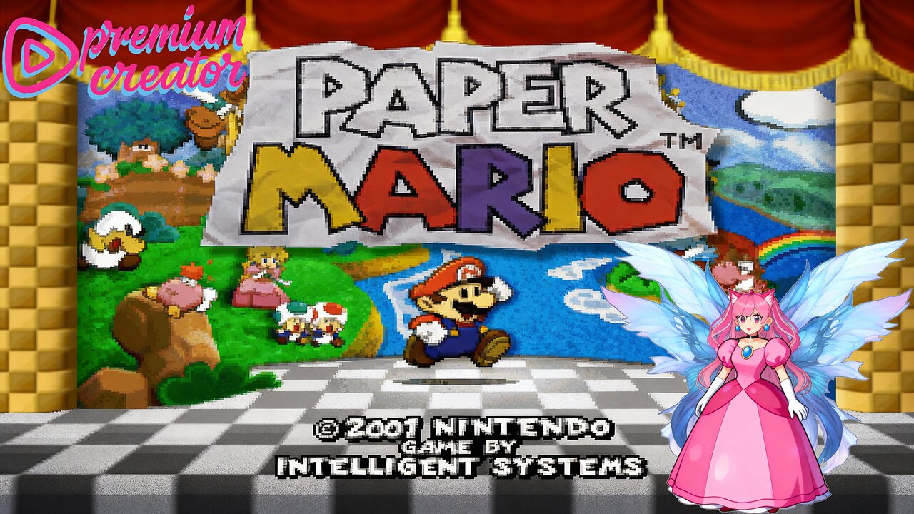 Purrfect Pixie Perfects Playing Paper Mario Masterfully!