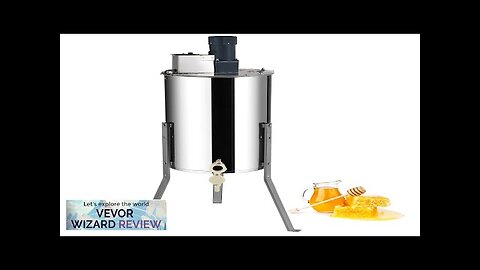 VEVOR Electric Honey Extractor 2/4 Frames Honey Spinner Extractor Stainless Steel Review