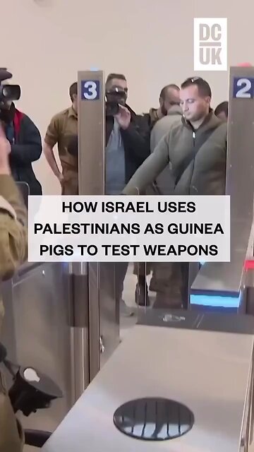 Israel’s use of Palestinians to TEST weapons