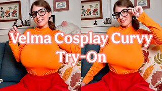 Velma Cosplay Curvy Halloween Try-On | Fashion Lifestyle