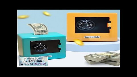 Mini Bank Money Box Retro Atm Rotating Password Cash Coins Saving Box Review