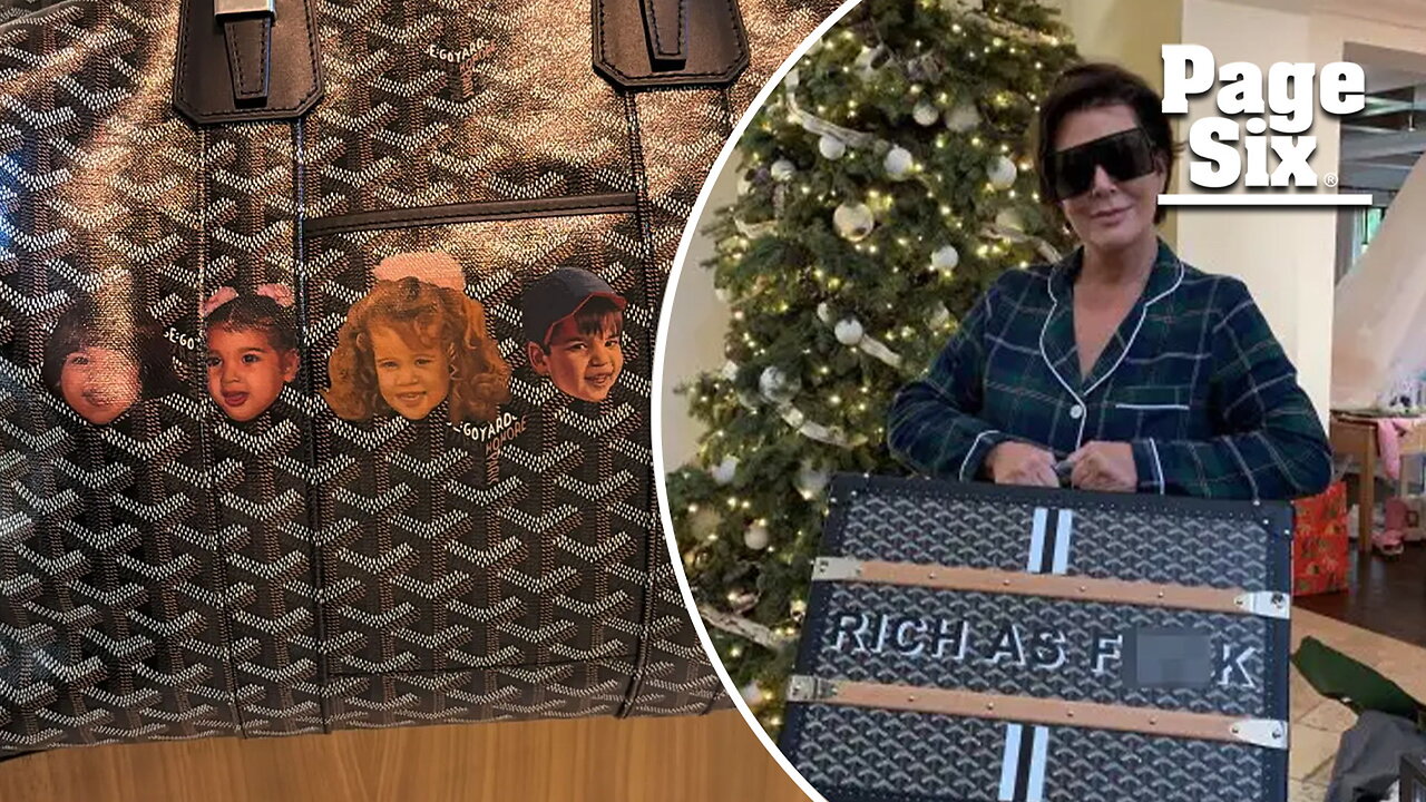 Kylie Jenner gifts mom Kris Jenner $4K designer bag customized with her children's portraits