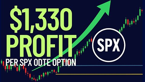 Simple SPX 0DTE Strategy: +$1,330 Profit Per Option