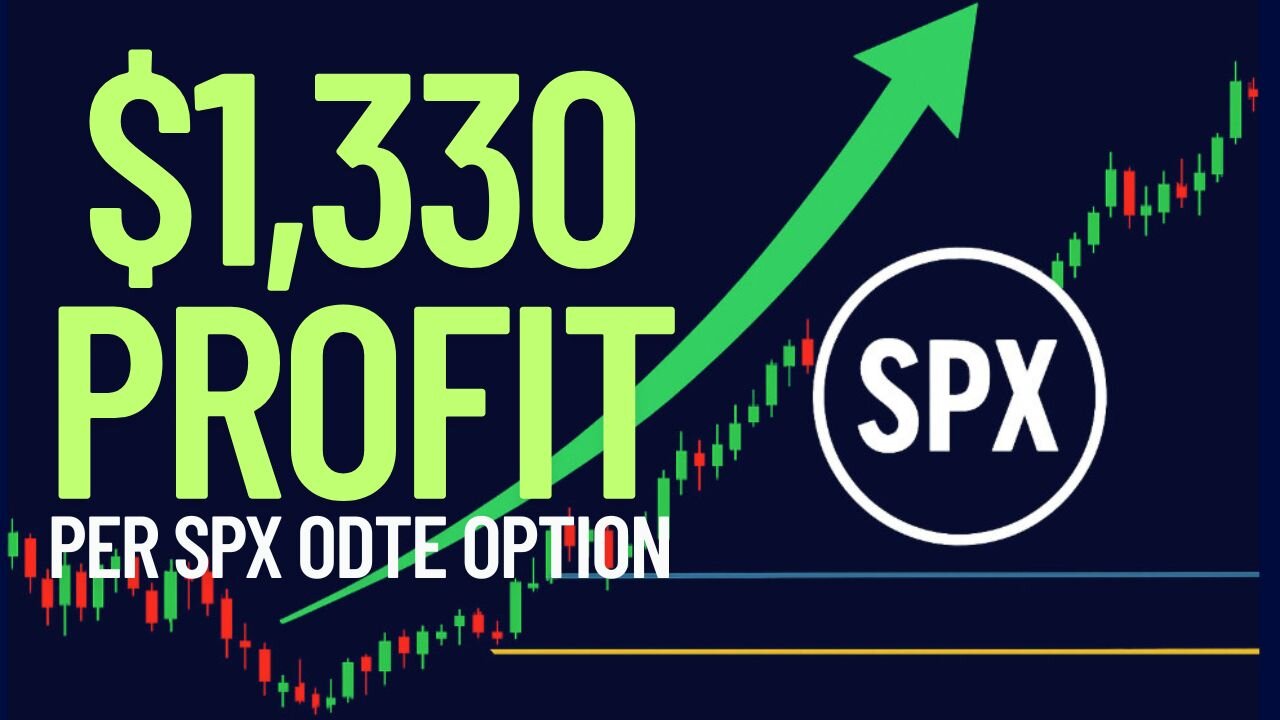 Simple SPX 0DTE Strategy: +$1,330 Profit Per Option