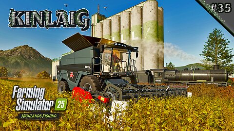 NEVER BEAN A BETTER HARVEST! 🫛🚜 Clearing Trees for a Dairy! 🌲| Kinlaig Ep. 35 | Farming Simulator 25