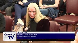 Ramona Bessinger Opposes RI S-238 Due To Subjecting And Offering Offensive Sexual Materials To Children Without Parents Knowledge Or Consent