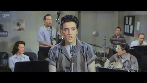 Highlights of Elvis Presley Rare 1957 Footage Don’t Leave Me Now (AI 5K Color)