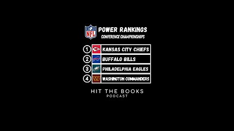 NFL Power Rankings as we move into Conference Championship Weekend!