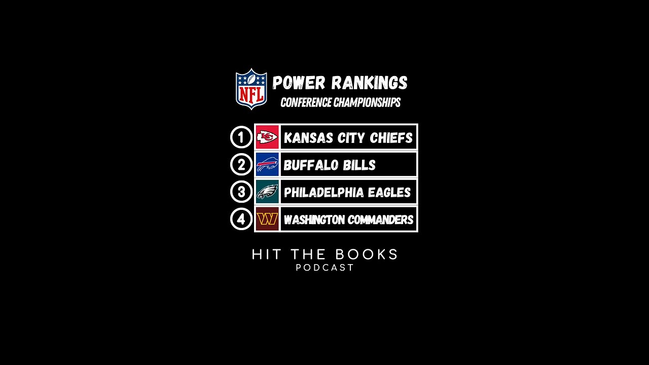 NFL Power Rankings as we move into Conference Championship Weekend!