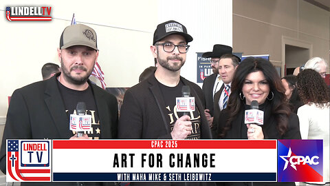 Empowering Through Art: Seth Leibowitz and Maha Mike at CPAC 2025