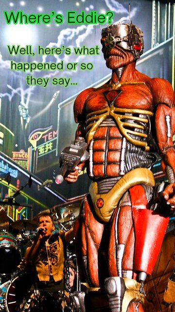 The Night Iron Maiden’s Eddie Went Missing! #ironmaiden #eddie