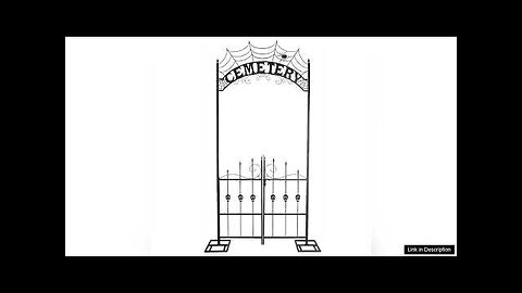 Cemetery Archway Gate Outdoor Decoration Review