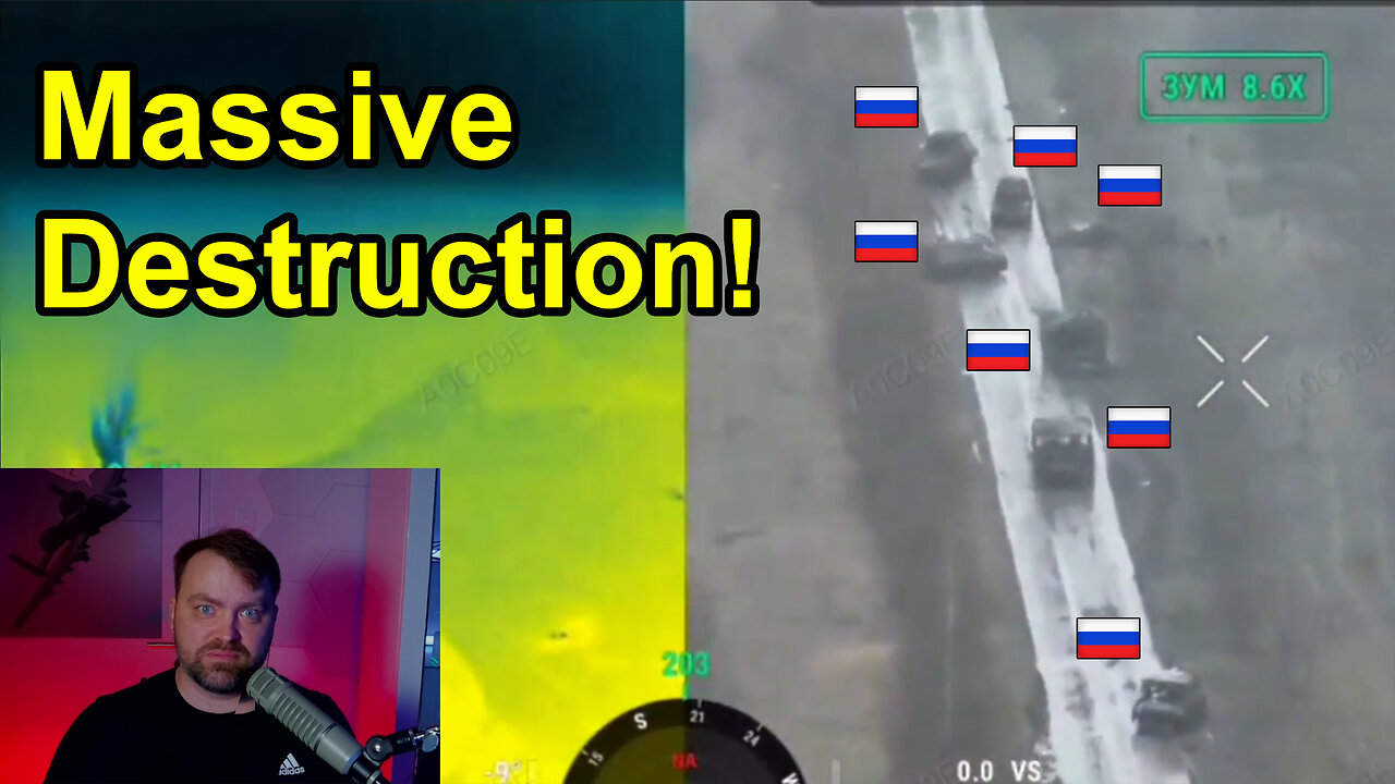 Update from Ukraine | Crazy Russian Attack in Kursk Failed Ukraine Destroyed the Convoy