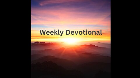 Devotional: February 27, 2025