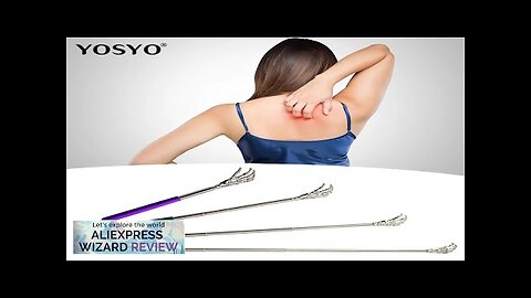 Retractable Back Scratcher Stainless Steel Long Handle Body Scratching Massage Tool Portable Review