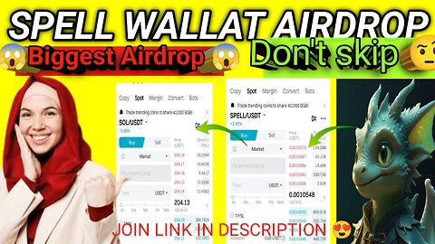 SPELL WALLET AIRDROP NEW UPDATE | SPELL WALLET AIRDROP LISTING DATE| SPELL WALLET TOKEN PRICE #virls