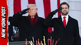 President Donald Trump honored America's veterans on Tuesday with a wreath-laying ceremony at the Tomb of the Unknown Soldier at Arlington National Cemetery. He also delivered remarks recognizing the service and sacrifice of U.S. military personnel. Veter