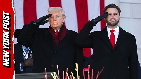 President Donald Trump honored America's veterans on Tuesday with a wreath-laying ceremony at the Tomb of the Unknown Soldier at Arlington National Cemetery. He also delivered remarks recognizing the service and sacrifice of U.S. military personnel. Veter