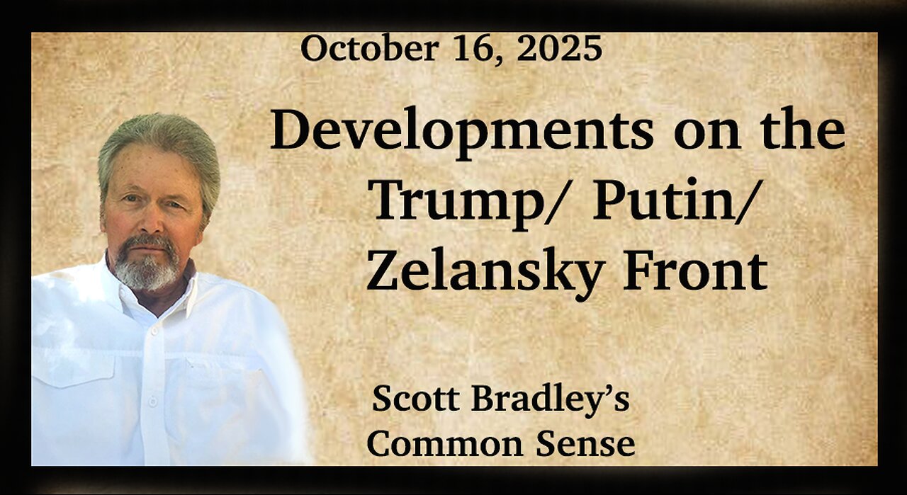 Developments on the Trump/Putin/Zelansky Front