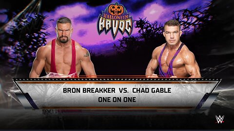 WWE 2k25 Bron Breakker vs Chad Gable