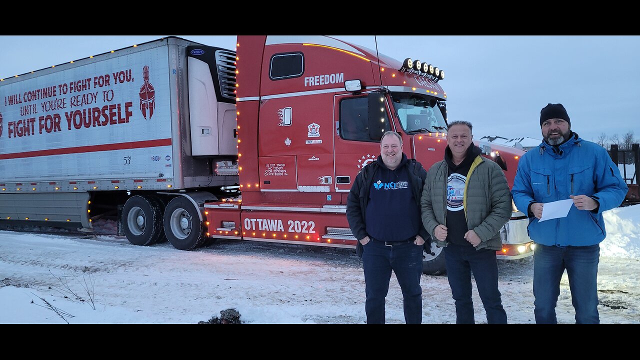2025 11 29 Shelburne 100th protest part 2 of 4. Convoy follow Csaba Vizi, Dr David Speicher