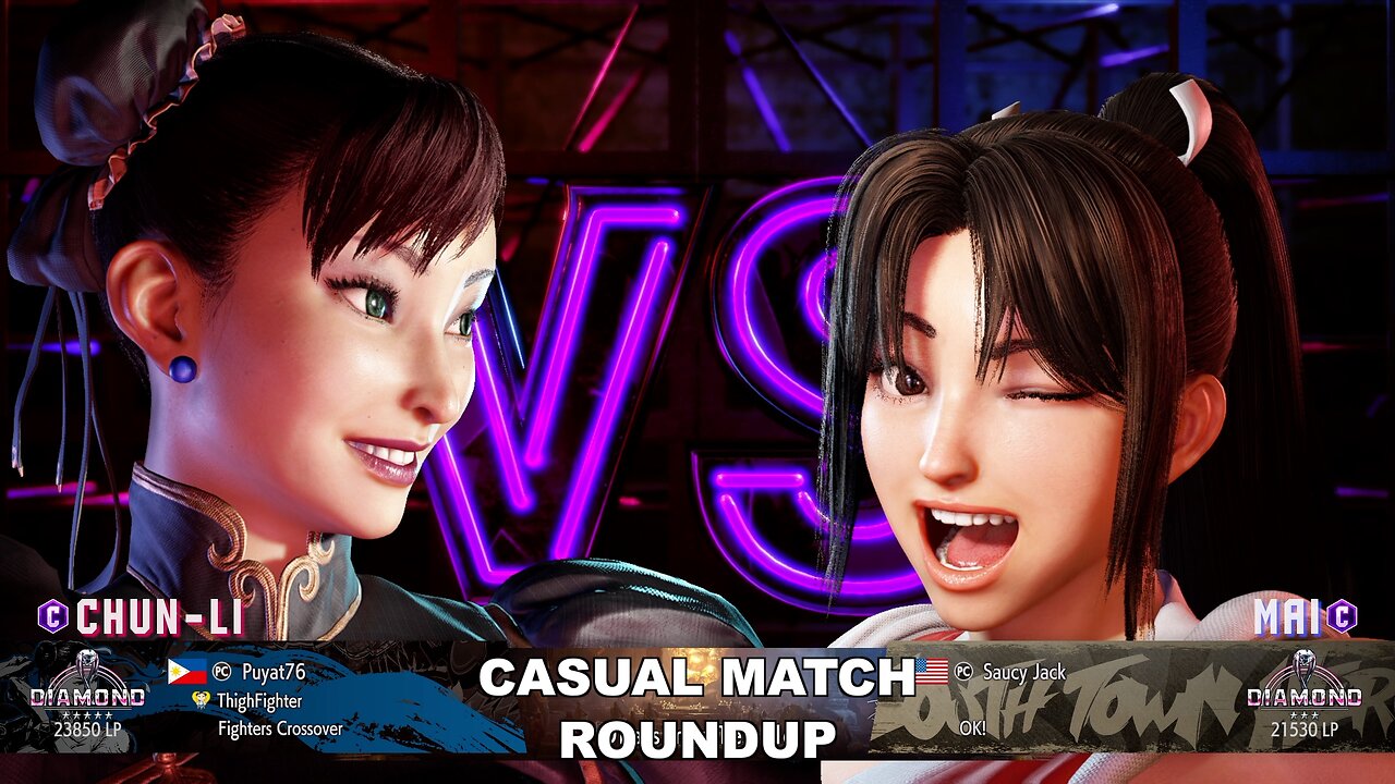 Kuya Kalbo SF6 Casual Match Roundup. Chun Li 4 star Diamond Rank [Hori Fight Stick]