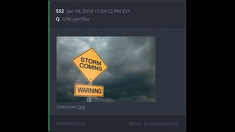 "What Storm, Mr. President?"